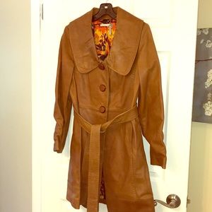 Leather coat, never been worn!
